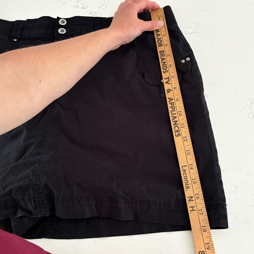 Lane Bryant Cargo Skirt 18 Black Utility Gorpcore Y2K Streetwear Edgy - Picture 6 of 6